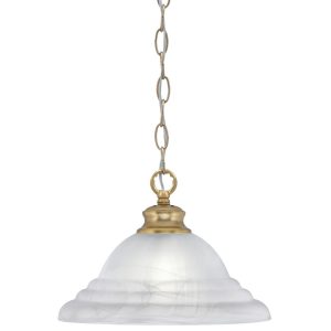 Toltec Lighting - 92-NAB-5931 - One Light Pendant - Chain - New Age Brass