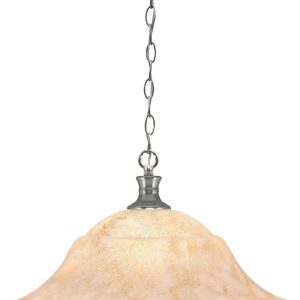 Toltec Lighting - 96-BN-53818 - One Light Pendant - Chain - Brushed Nickel