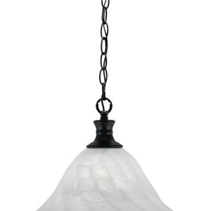 Toltec Lighting - 96-MB-5731 - One Light Pendant - Chain - Matte Black