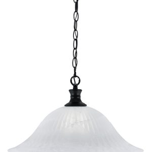 Toltec Lighting - 96-MB-5881 - One Light Pendant - Chain - Matte Black
