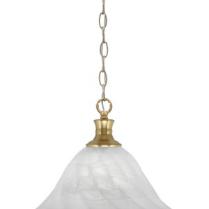 Toltec Lighting - 96-NAB-5731 - One Light Pendant - Chain - New Age Brass