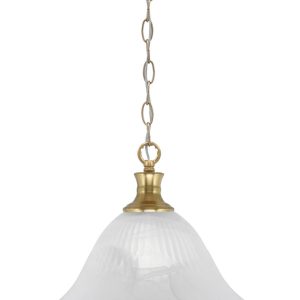 Toltec Lighting - 96-NAB-5831 - One Light Pendant - Chain - New Age Brass