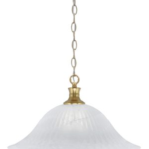 Toltec Lighting - 96-NAB-5881 - One Light Pendant - Chain - New Age Brass