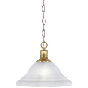 Toltec Lighting - 96-NAB-5931 - One Light Pendant - Chain - New Age Brass