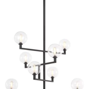 Visual Comfort Modern - 700GMBCB-LED927 - LED Chandelier - Gambit - Nightshade Black