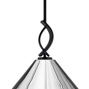 Toltec Lighting - 3901-MB-420-CH - One Light Mini Pendant - Cavella - Matte Black