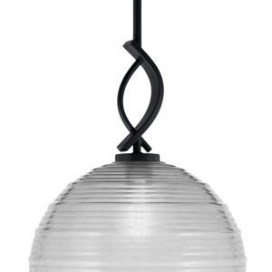 Toltec Lighting - 3901-MB-5130 - One Light Mini Pendant - Cavella - Matte Black