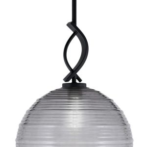 Toltec Lighting - 3901-MB-5132 - One Light Mini Pendant - Cavella - Matte Black
