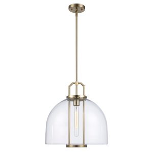 Trans Globe Imports - PND-2231 AG - One Light Pendant - River - Antique Gold