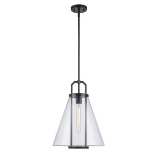 Trans Globe Imports - PND-2233 BK - One Light Pendant - River - Black