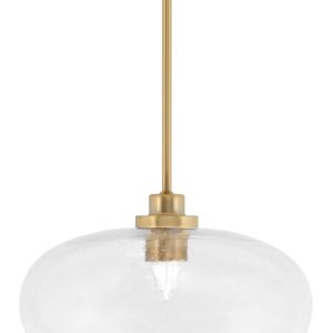 Toltec Lighting - 2601-NAB-206 - One Light Mini Pendant - Odyssey - New Age Brass