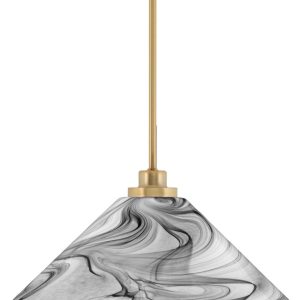 Toltec Lighting - 2601-NAB-2169 - One Light Mini Pendant - Odyssey - New Age Brass