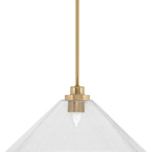 Toltec Lighting - 2601-NAB-308 - One Light Mini Pendant - Odyssey - New Age Brass