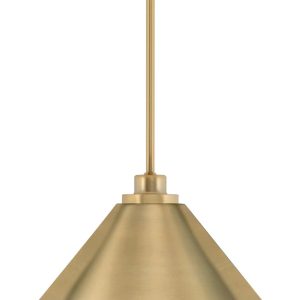 Toltec Lighting - 2601-NAB-420 - One Light Mini Pendant - Odyssey - New Age Brass