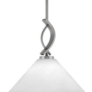 Toltec Lighting - 3901-GP-2121 - One Light Mini Pendant - Cavella - Graphite