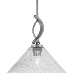 Toltec Lighting - 3901-GP-2122 - One Light Mini Pendant - Cavella - Graphite