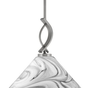 Toltec Lighting - 3901-GP-2129 - One Light Mini Pendant - Cavella - Graphite