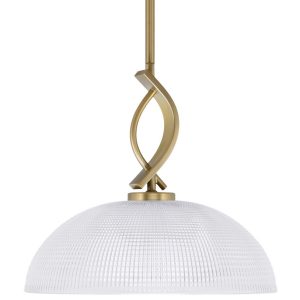 Toltec Lighting - 3901-NAB-540 - One Light Mini Pendant - Cavella - New Age Brass