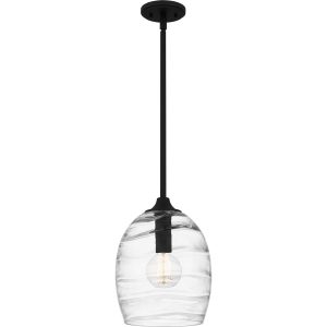 Quoizel - LCY1810MBK - One Light Pendant - Lucy - Matte Black