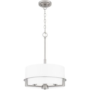 Quoizel - SEY2815BN - Three Light Pendant - Seymour - Brushed Nickel