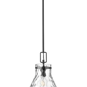 Millennium - 20201-MB - One Light Pendant - Barlon - Matte Black