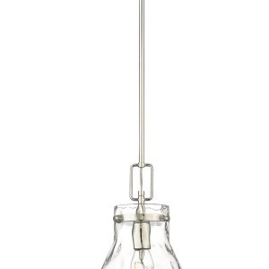 Millennium - 20201-PN - One Light Pendant - Barlon - Polished Nickel
