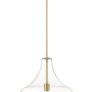 Millennium - 20301-VB - One Light Pendant - Madelynn - Vintage Brass