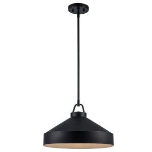 Trans Globe Imports - PND-2243 BK - One Light Pendant - Black