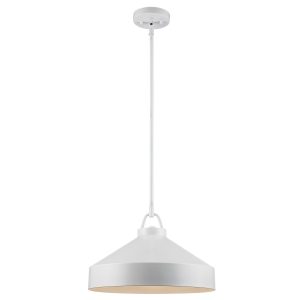 Trans Globe Imports - PND-2243 WH - One Light Pendant - White