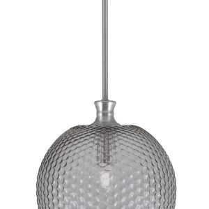 Toltec Lighting - 75-BN-4202 - One Light Pendant - Zola - Brushed Nickel