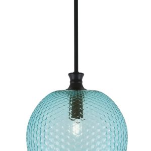 Toltec Lighting - 75-MB-4205 - One Light Pendant - Zola - Matte Black