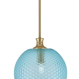 Toltec Lighting - 75-NAB-4205 - One Light Pendant - Zola - New Age Brass