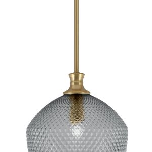 Toltec Lighting - 75-NAB-4222 - One Light Pendant - Zola - New Age Brass