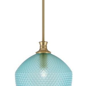 Toltec Lighting - 75-NAB-4225 - One Light Pendant - Zola - New Age Brass