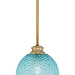 Toltec Lighting - 75-NAB-4905 - One Light Pendant - Zola - New Age Brass