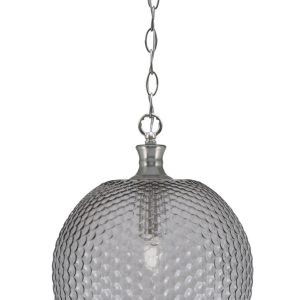 Toltec Lighting - 95-BN-4202 - One Light Pendant - Zola - Brushed Nickel