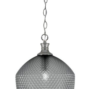 Toltec Lighting - 95-BN-4222 - One Light Pendant - Zola - Brushed Nickel