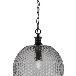 Toltec Lighting - 95-MB-4202 - One Light Pendant - Zola - Matte Black