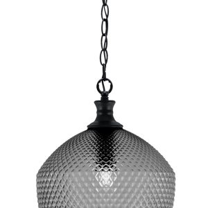 Toltec Lighting - 95-MB-4222 - One Light Pendant - Zola - Matte Black