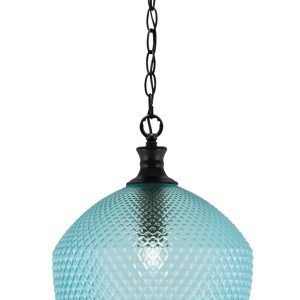 Toltec Lighting - 95-MB-4225 - One Light Pendant - Zola - Matte Black