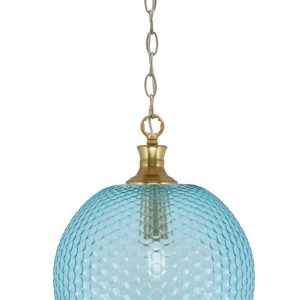 Toltec Lighting - 95-NAB-4205 - One Light Pendant - Zola - New Age Brass