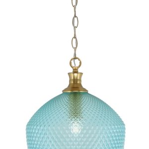 Toltec Lighting - 95-NAB-4225 - One Light Pendant - Zola - New Age Brass