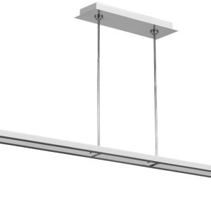 Visual Comfort Modern - 700LSSTG284PSS-LED927 - LED Linear Suspension - Stagger - Polished Stainless Steel
