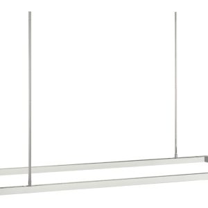 Visual Comfort Modern - 700LSSTG50PSS-LED927 - LED Linear Suspension - Stagger - Polished Stainless Steel