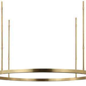 Visual Comfort Modern - MDCH53927HAB - LED Chandelier - Stagger - Hand Rubbed Antique Brass