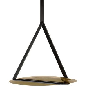 Visual Comfort Modern - PBPD35127BZ/NB - LED Pendant - Cymbal - Dark Bronze/Natural Brass