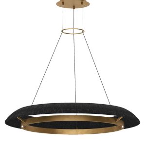 Visual Comfort Modern - SLCH55827WBKHAB - LED Chandelier - Noa - Hand Rubbed Antique Brass