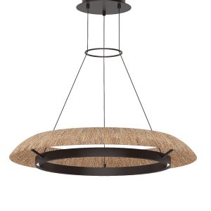 Visual Comfort Modern - SLCH55927NTBZ - LED Chandelier - Noa - Bronze