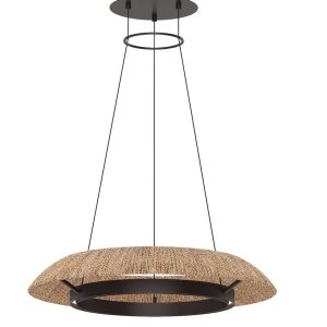 Visual Comfort Modern - SLCH56027NTBZ - LED Chandelier - Noa - Bronze