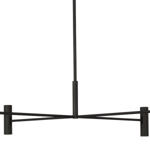 Visual Comfort Modern - SLCH57030B - LED Chandelier - Ponte - Nightshade Black